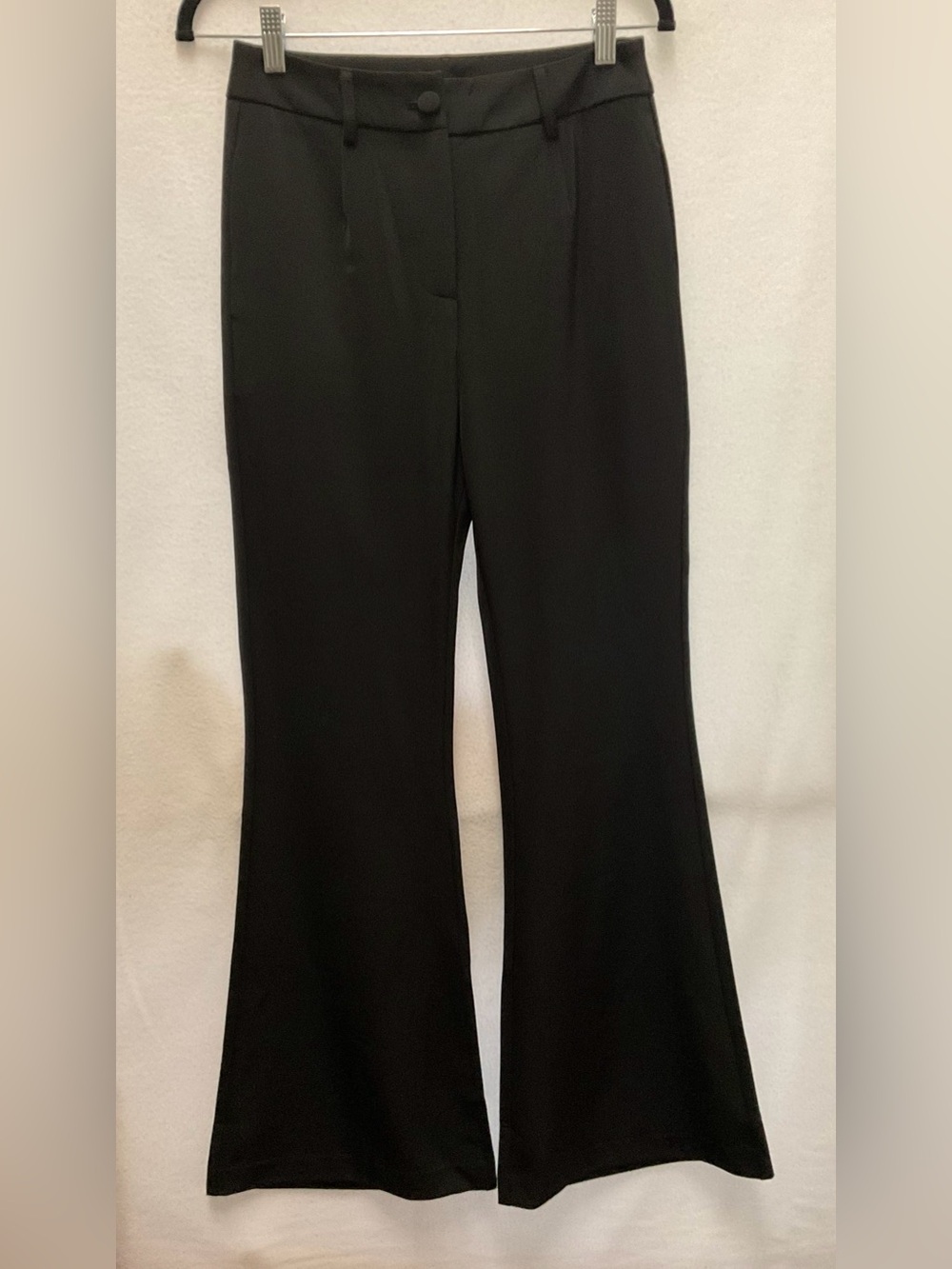Black Wide-Leg Women's Pants